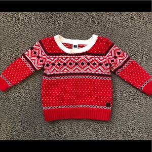 LAST CHANCE Janie & Jack holiday fair-isle sweater